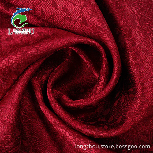 Milan Satin Fabric Jacquard Fabric